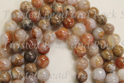 Agate Red Gemstone Beads