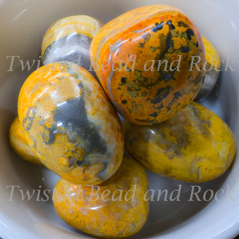 Bumblebee Jasper Tumbled