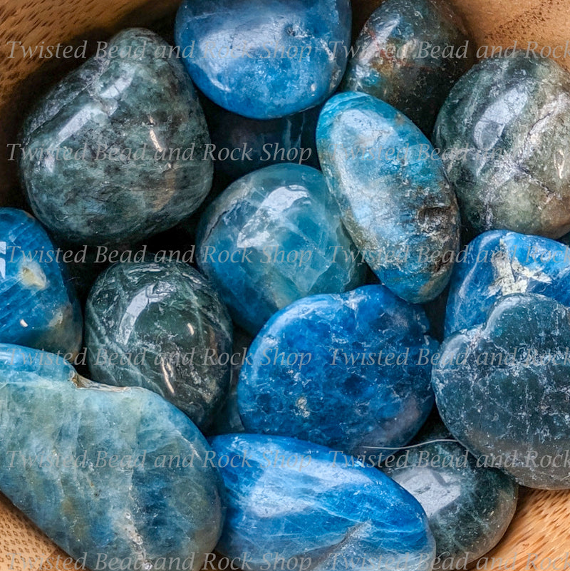 Small Tumbled Blue Apatite