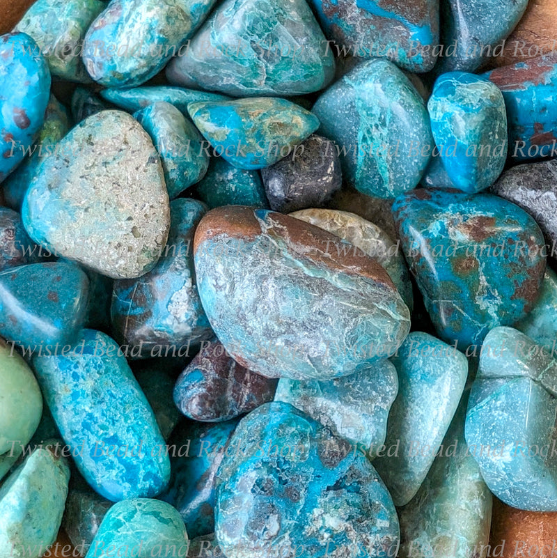 Small Chrysocolla Tumbles (Peru)