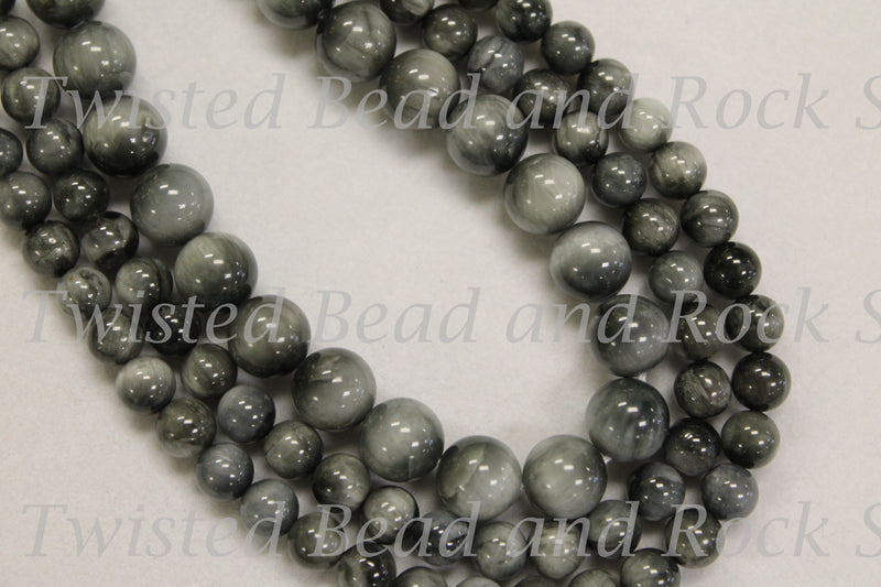 Hawks Eye Gemstone Beads