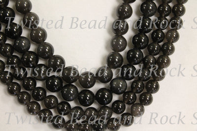 Obsidian Ice Gemstone Beads