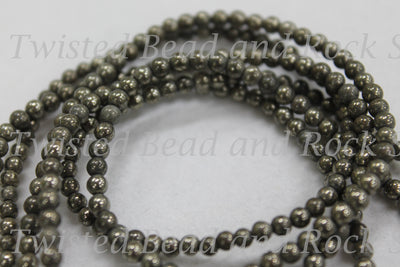 Pyrite Gemstone Beads