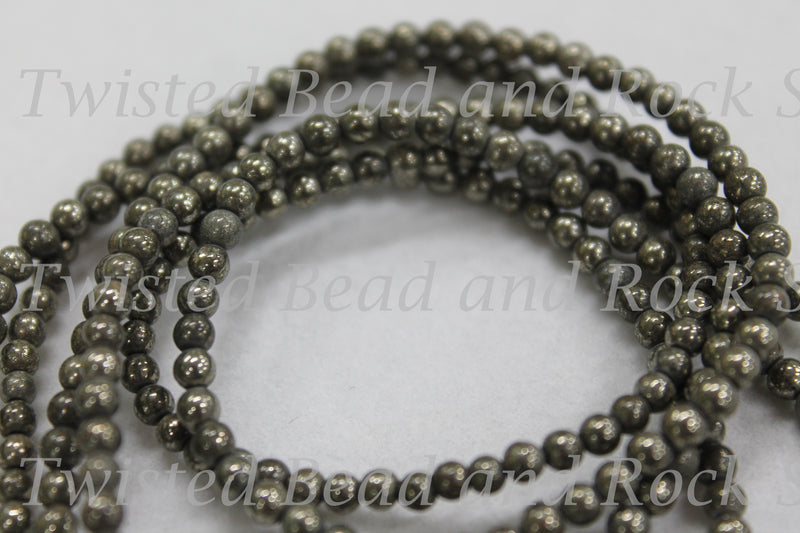 Pyrite Gemstone Beads