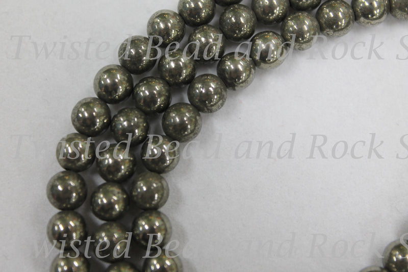 Pyrite Gemstone Beads