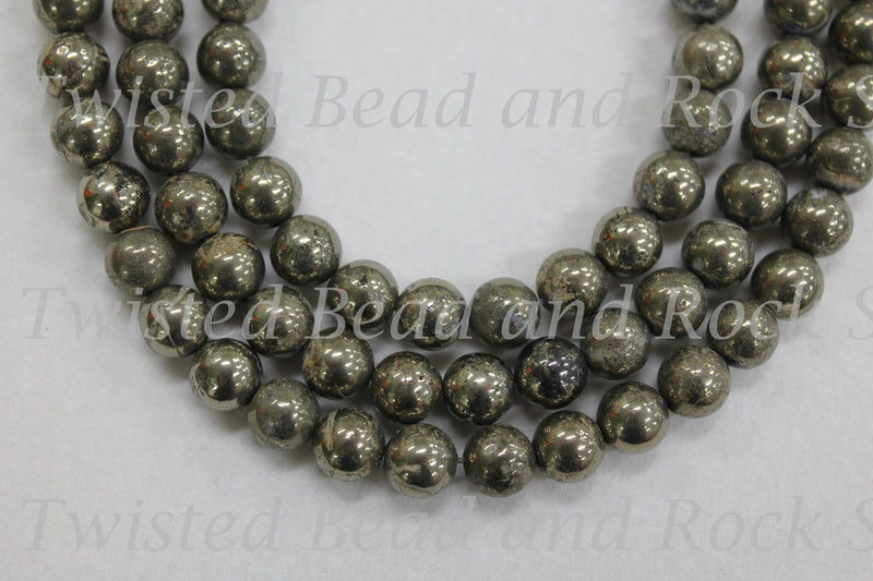 Pyrite Gemstone Beads