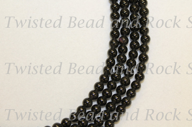 Obsidian Rainbow Gemstone Beads