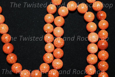 Goldstone Brown Gemstone Beads