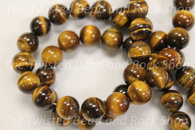 Tiger Eye Yellow Gemstone Beads