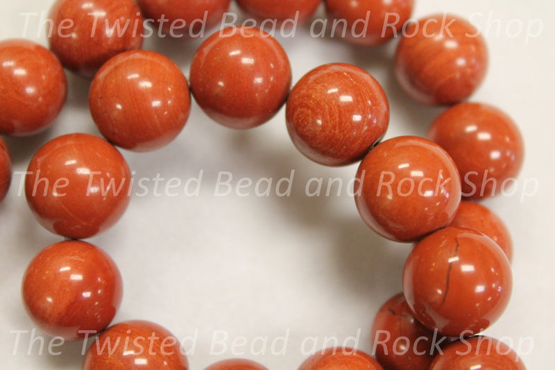 Jasper Red Gemstone Beads