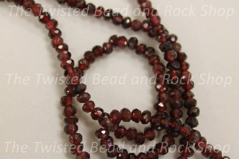 Garnet Red Gemstone Beads