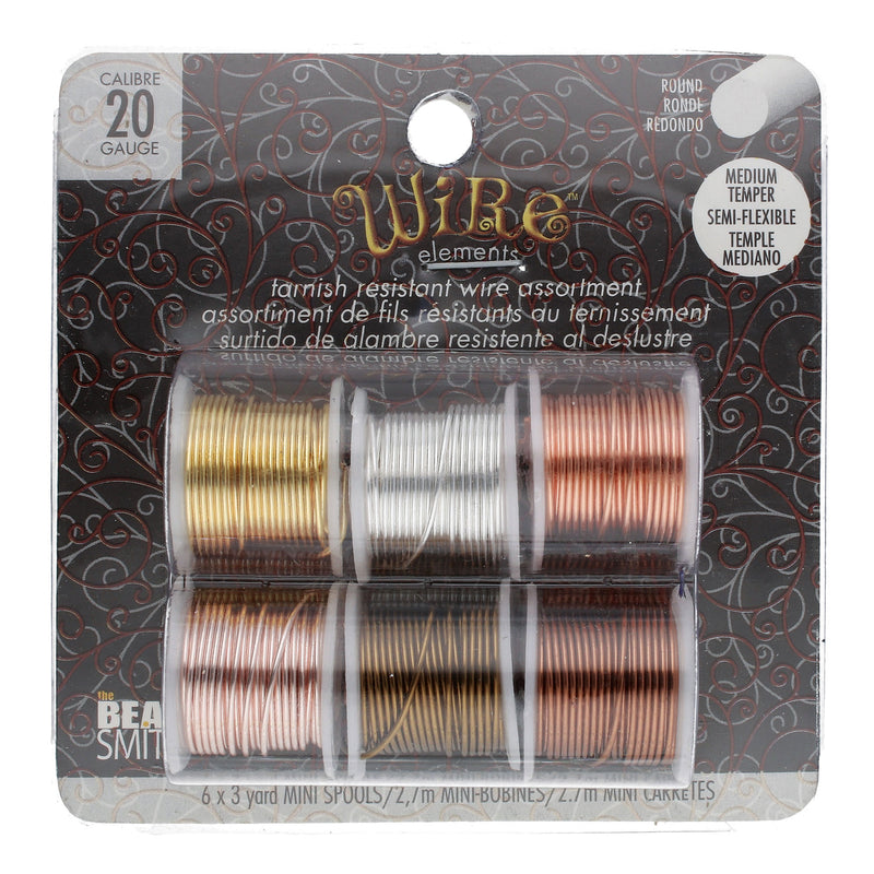 Craft Wire 6 Pack 20 Gauge Assorted Colors