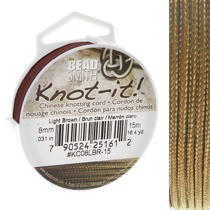 Chinese Knotting Cord Light Brown