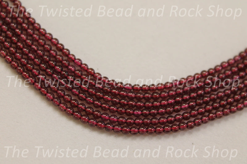 Garnet Red Gemstone Beads