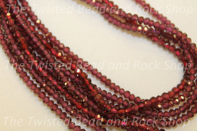 Garnet Red Gemstone Beads