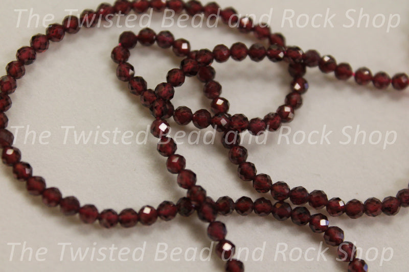 Garnet Red Gemstone Beads