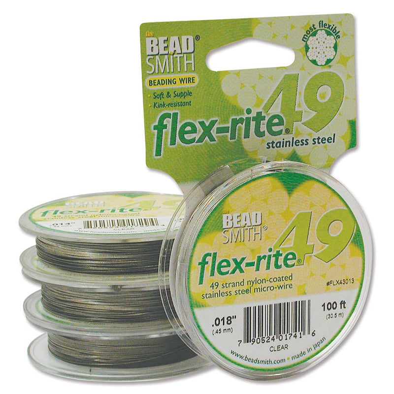 FLEX RITE .018 CLEAR BEADING WIRE