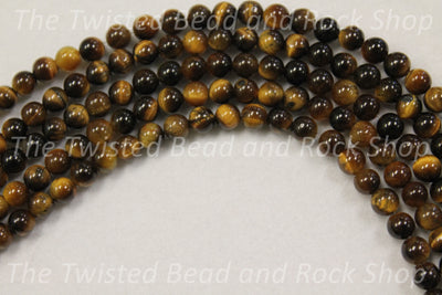 Tiger Eye Yellow Gemstone Beads