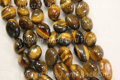 Tiger Eye Yellow Gemstone Beads