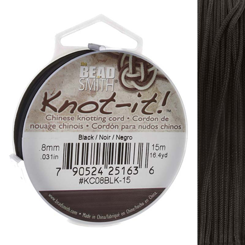 Chinese Knotting Cord Black