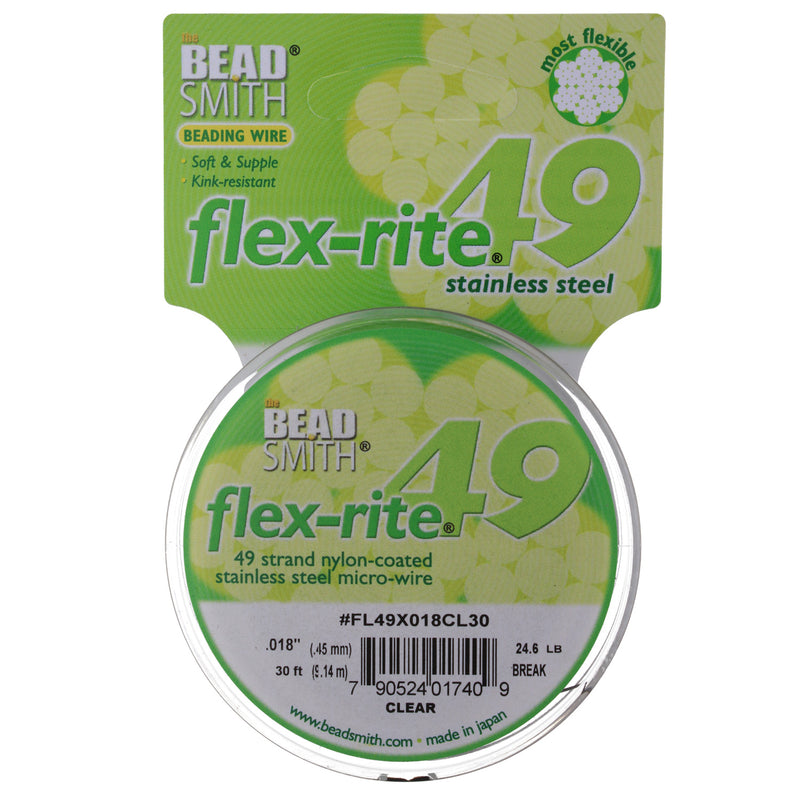 FLEX RITE .018 CLEAR BEADING WIRE