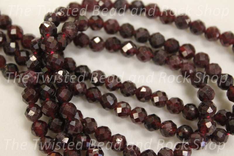 Garnet Red Gemstone Beads