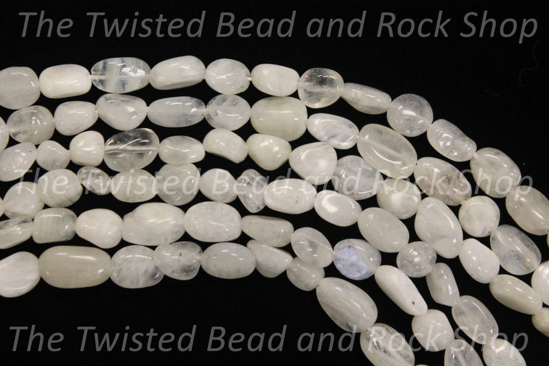 Moonstone White Gemstone Beads