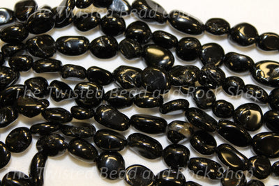 Black Tourmaline Gemstone Beads