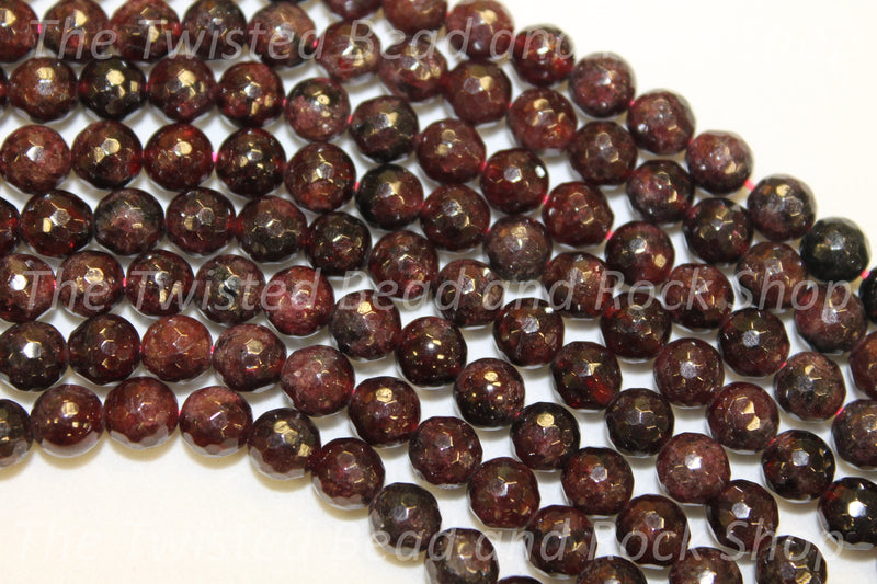 Garnet Red Gemstone Beads