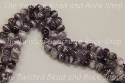 Amethyst Chevron Gemstone Beads