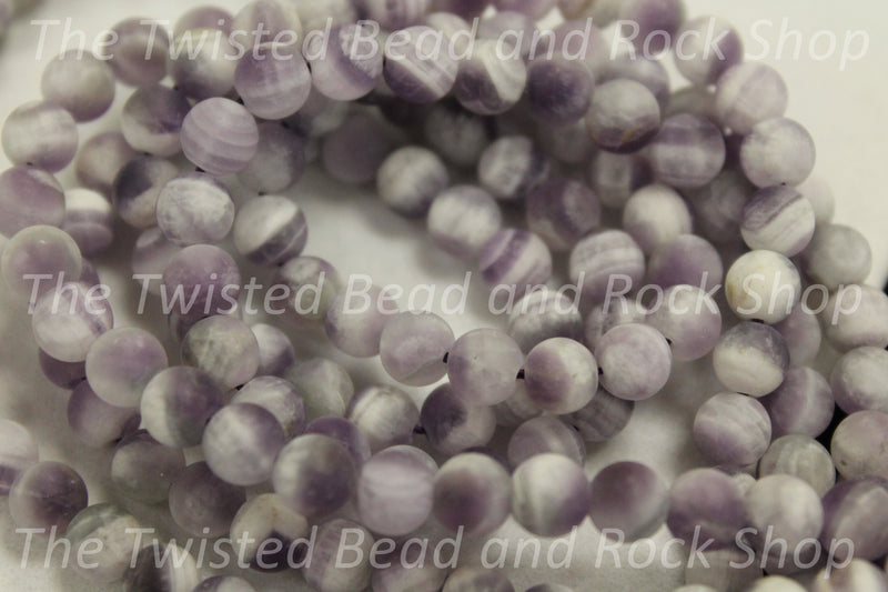 Amethyst Chevron Gemstone Beads