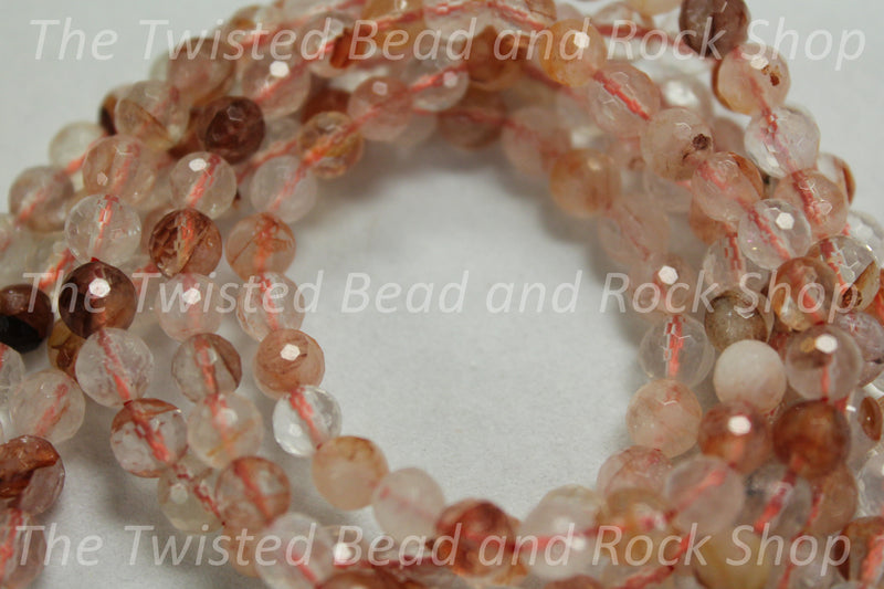 Quartz Amphibole Gemstone Beads