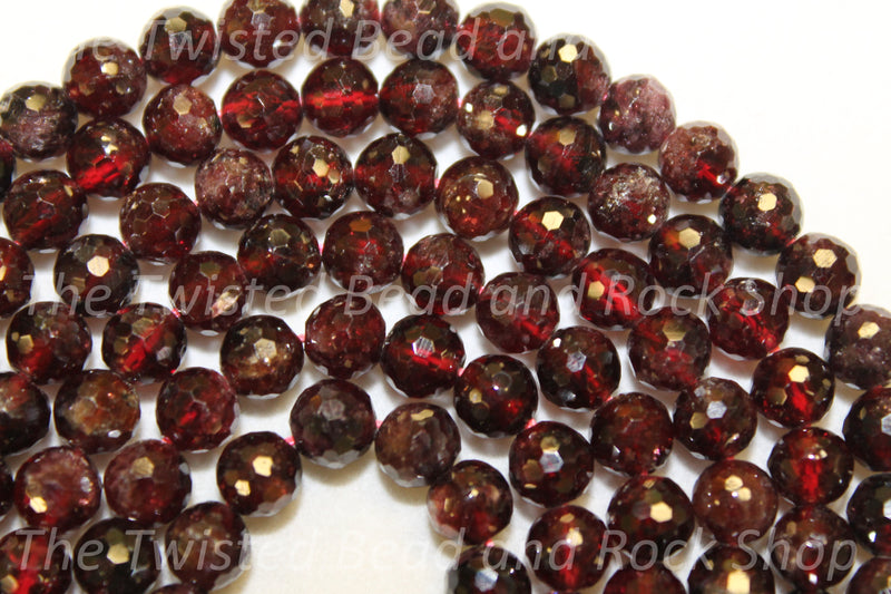 Garnet Red Gemstone Beads