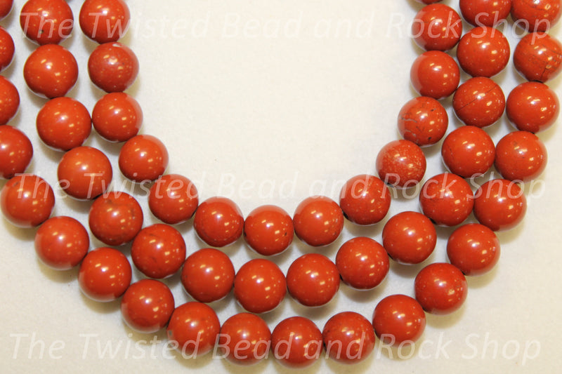 Jasper Red Gemstone Beads