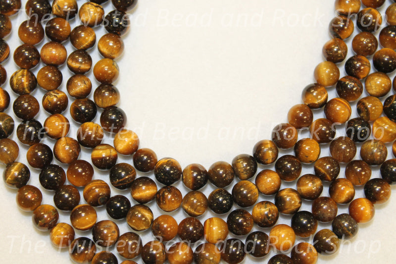 Tiger Eye Yellow Gemstone Beads