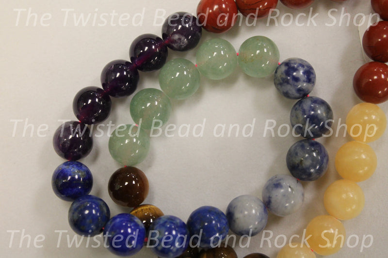 7 Chakra Crystal Mix Gemstone Beads