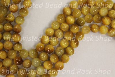 Tiger Eye Blonde Gemstone Beads