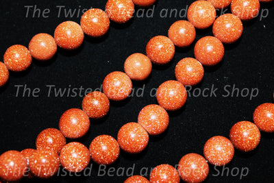 Goldstone Brown Gemstone Beads