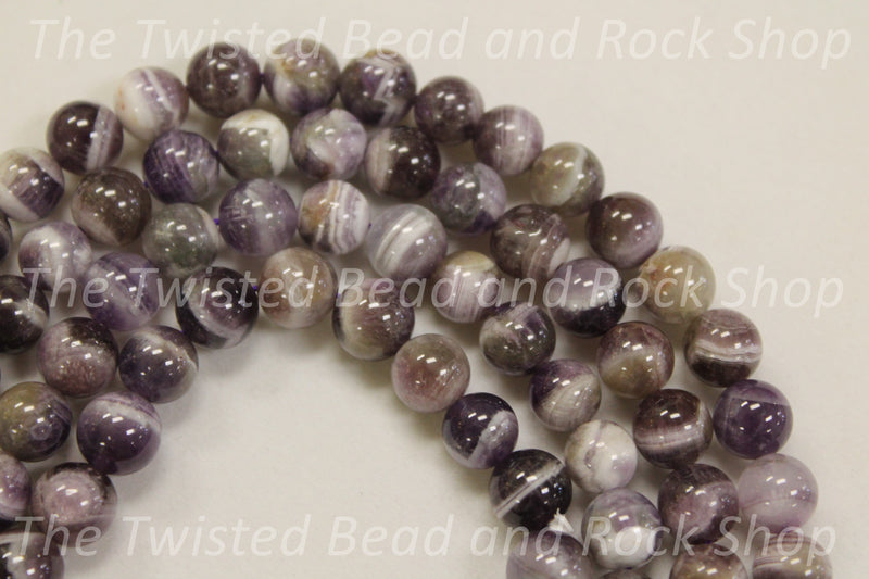 Amethyst Chevron Gemstone Beads