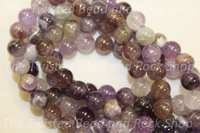 Amethyst Chevron Gemstone Beads