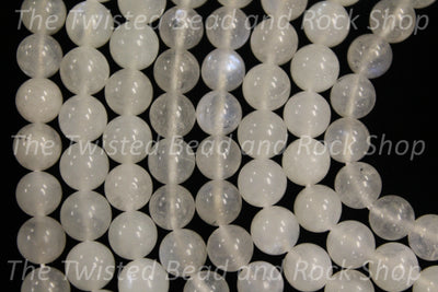 Moonstone White Gemstone Beads