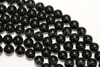 Black Tourmaline Gemstone Beads