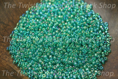 11/0 AB Seafoam Seed Beads