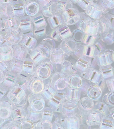 11/0 Crystal AB Delica Miyuki Beads DB051