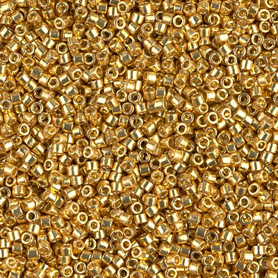 11/0 Duracoated Galvanized Gold Delica Miyuki Beads DB1832