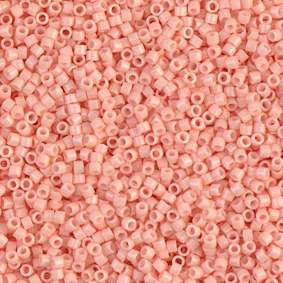 11/0 Opaque Salmon Delica Miyuki Beads DB206