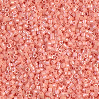 11/0 Opaque Peach Luster Delica Miyuki Beads DB207