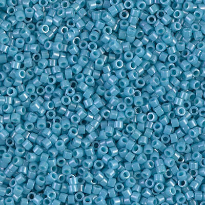 11/0 Opaque Light Blue Luster Delica Miyuki Beads DB218