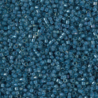 11/0 Fancy Dark Teal Blue Delica Miyuki Beads DB2384