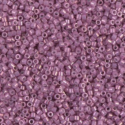 Pink Luster Opaque Mauve Delica Beads DB253